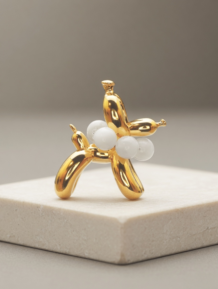 Balloon Dog Pendant Charm