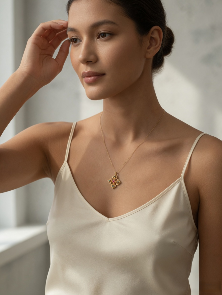 Aurelia Relic Cross Pendant