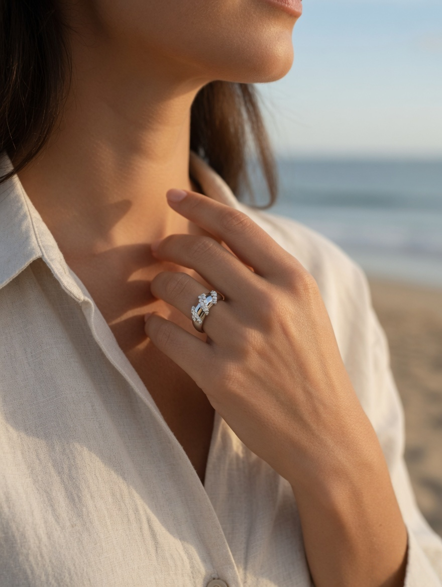 Elara Cluster Ring