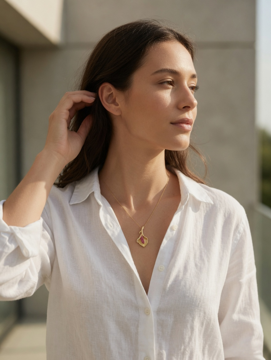 Calla Bloom Pendant