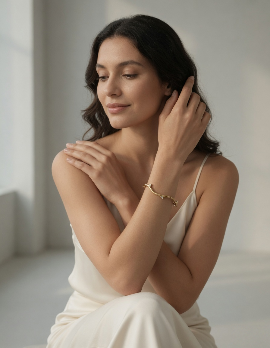 Auric Vine Halo Bangle